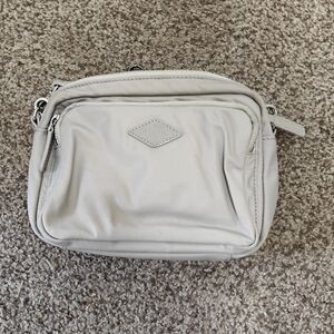 MZ Wallace Extra Small Gramercy Crossbody bag in Ash Gray